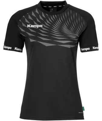 Produktbild von Kempa Wave 26 Kurzarm-t-shirt Schwarz S Frau Schwarz S