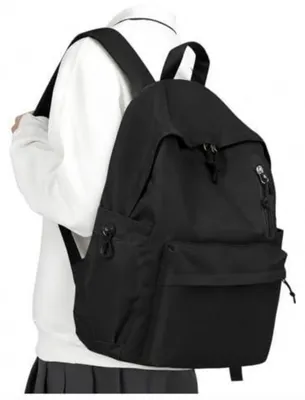 Produktbild von Schulrucksack Laptop Rucksack Mädchen Jungen Damen Herren Wasserdicht Schwarz