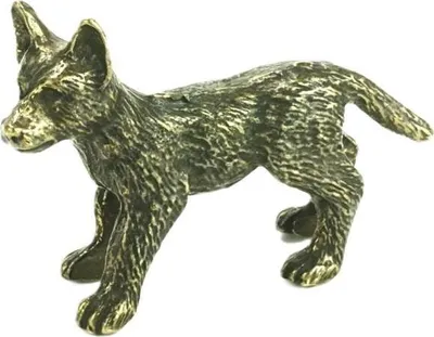 Produktbild von Metallfigur eines Wolfes ABINO 6-4 cm
