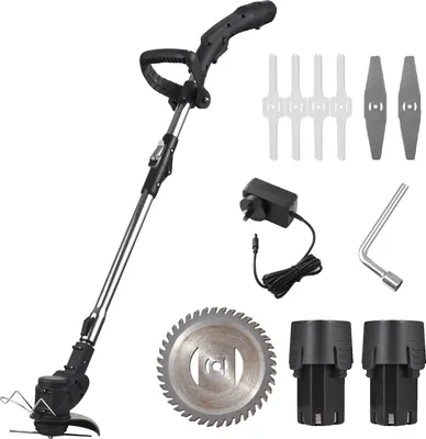 Produktbild von Akku-Rasentrimmer, höhenverstellbar, 2 Batterien, EU 2 Batterien