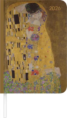 Produktbild von Alpha Edition - Lady Journal Klimt 2026 - Taschenkalender A6 (11×15 cm) mit Monatsübersicht & Notizbereich, eleganter Terminplaner für Kunstliebhaber, Schule & Beruf