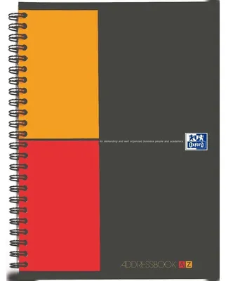 Produktbild von Oxford 100103165, Grau, Orange, Rot, A5, 80 Blätter, 90 g/m²