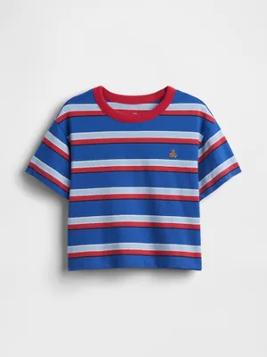 Produktbild von GAP Brannan Bear Baby gestreiftes T-Shirt 4YRS