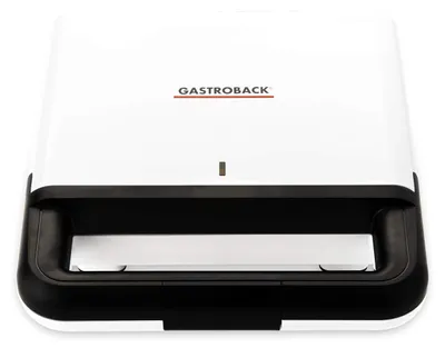 Sandwichmaker 750 W, antihaftbeschichtet, kompakt, weiß/schwarz