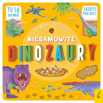 Immagine prodotto di Otwórz okienko - Niesamowite dinozaury Książeczka edukacyjna dla dzieci