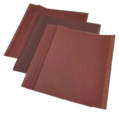 Obrázek produktu pro sada 15 brusných papírů, list papíru C, oxid hlinitý 230/280, zrnitost P220, P240 a P320