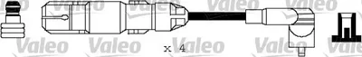Produktbild von VALEO 346121 Zündkabelsatz Zündleitungssatz für VW Golf IV Schrägheck (1J1) GOLF VI (5K1) Golf V Schrägheck (1K1) TOURAN (1T1, 1T2) Passat Variant