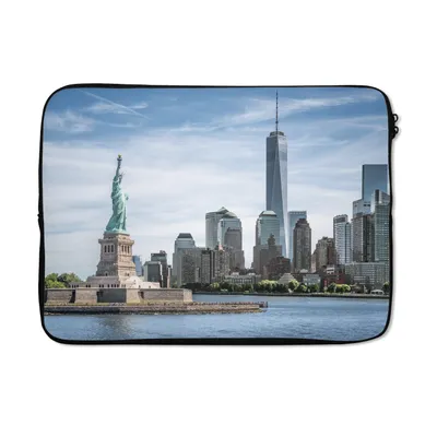 Produktbild von MuchoWow® Laptop Hülle 14 ZollNew York - Freiheitsstatue - Wasser Laptoptasche - Laptoptasche - Stoßsicher - Schutzhaube