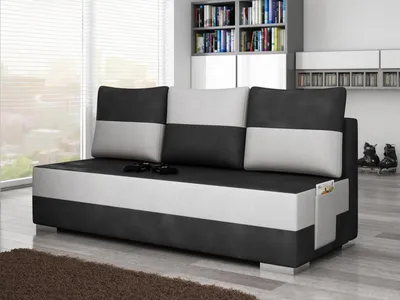 Immagine prodotto di Divano multifunzionale a 3 posti per ufficio divano letto XXL tessile grande divano divano tappezzeria