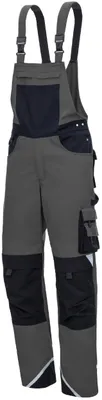 Produktbild von NITRAS Latzhose MOTION TEX PLUS Gr. 48 grau
