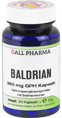 Produktbild von GALL PHARMA Baldrian 360 mg GPH Kapseln, 30 St. Kapseln