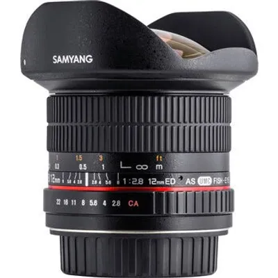 Produktbild von Samyang 12 mm / F 2.8 ED AS NCS FISH EYE Fisheye-Objektiv fÃ1/4r Fujifilm X Systemkameras, F2,8, Vollformatsensor