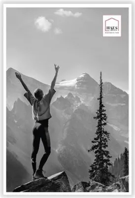 Produktbild von Haes Deco Kunststoff-Fotorahmen EF9W Easy Frame Weiß 40x60 cm Kunstglasscheibe