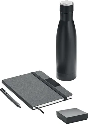 Immagine prodotto di MidOcean - Set regalo "Yokoso" - Confezione da 3 pezzi MO1323 (Taglia unica) (Nero)