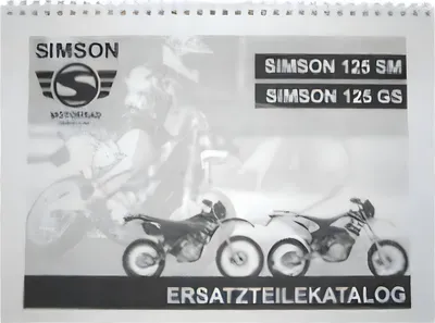 Produktbild von Ersatzteilkatalog Simson 125 SM/GS