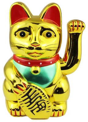 Produktbild von Glückskatze - Maneki-neko - Winkekatze - 18 cm - gold