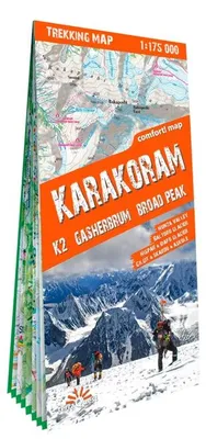 Zdjęcie produktu dla Karakorum (Karakoram) laminowana mapa trekkingowa 1:175 000