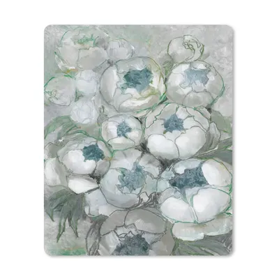 Produktbild von MuchoWow® Mauspad Mousepad Grün - Blumen - Natur - Abstrakt 30x40 cm - Mousepads - Maus Mat - Pad - Mausunterlage - Mausmatten