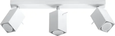 Produktbild von Deckenstrahler Bauhaus "FALERIA" Weiß Metall 3-flammig Deckenleuchte Wohnzimmer Schlafzimmer Flur