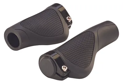 Produktbild von Prophete 5577 Fahrrad Griffe 1x lang / 1x kurz mit Schraubbefestigung, ergonomisch geformt