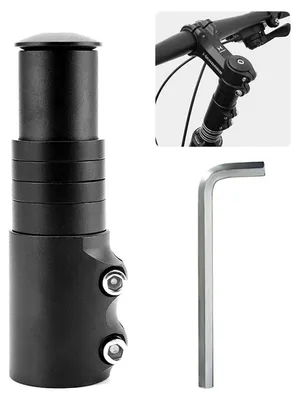 Immagine prodotto di Aumentatore di sterzo regolabile per bicicletta - Alluminio 28,6 mm