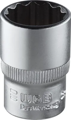 Produktbild von WGB 10mm Steckschlüssel-Einsatz 12-kant für 3/8" Ratschen