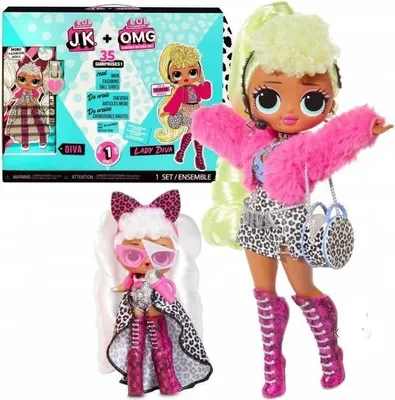 Obrázek produktu pro MGA L.O.L. Surprise Diva a Lady Diva Set 35 překvapení.
