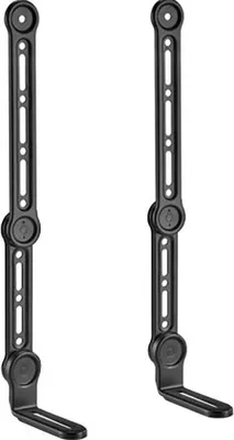 Obrázek produktu pro AISENS SPK03U-375, Montáž na zeď, Ocel, Černá, 15 kg, 130 mm, 493 mm