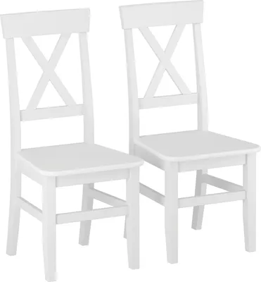 Produktbild von Küchenstuhl Doppelpack Massivholzstuhl Esszimmerstuhl Kiefer 2 Stühle 90.71-23-DW