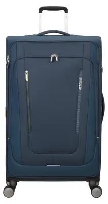 Zdjęcie produktu dla American Tourister Trolley Wanderlite Spinner Exp. TSA Dark Navy ciemnoniebieski 80 cm