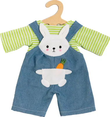 Produktbild von Pu-Latzhose Ringelshirt Bunny Lou, 28-35