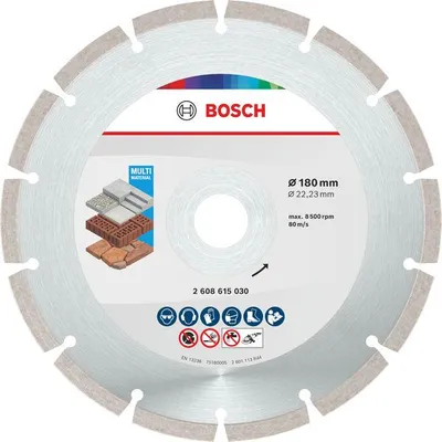 Produktbild von Multi Material Diamanttrennscheibe, 180 x 22,23 x 7 mm