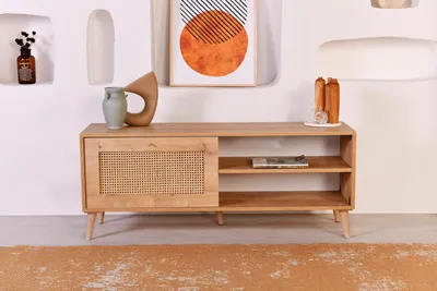 Produktbild von Skye Decor, Hazeran 140, TV-Schränke, Eiche, 138 x 55 x 41 cm