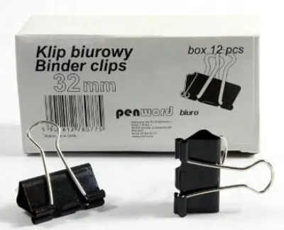 Produktbild von Penword Büroklammern 32 mm 12 Stück für Papier