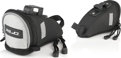 Produktbild von XLC BA-S72 Satteltasche Traveller 20x18x13 cm, ca. 2,4ltr mit Quickrelease, schwarz/grau/reflex