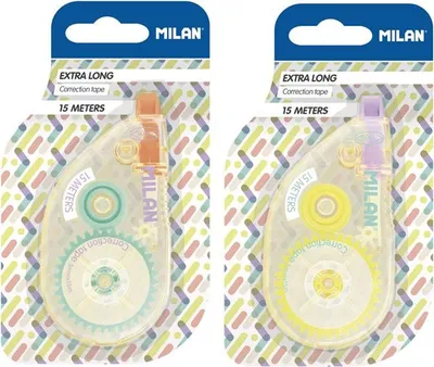 Image de Ruban correcteur de Milan - idéal pour les gauchers et les droitiers ! Long 5 mm x 5 m. La perfection dans les moindres détails !