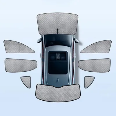 Produktbild von Auto Sonnenschutz Touran 2006-2015 8-teilig UV-Schutz Sichtschutz