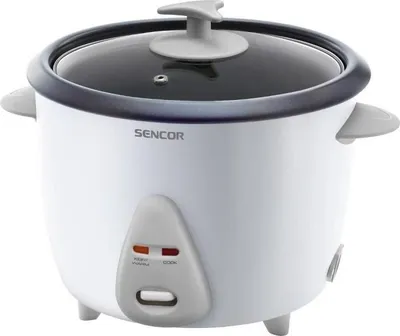 Image de Cuiseur à Riz Sencor SRM 1500WH, 1,5 L, 500 W, Blanc, Avec Spatule et Verre Doseur