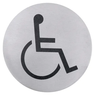 Produktbild von Toiletten-Türsymbole Rollstuhl