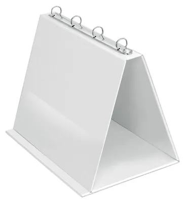 Tafel-Flipover DIN A4 quer, 4-Ring-Mechanik, 10 Hüllen