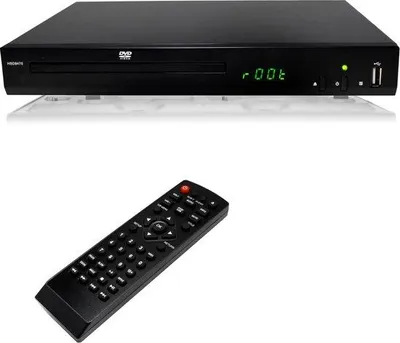 Immagine prodotto di Lettore DVD con HDMI - Cavo HDMI incluso - Con telecomando - Nero - 1920x1080 - Compatto