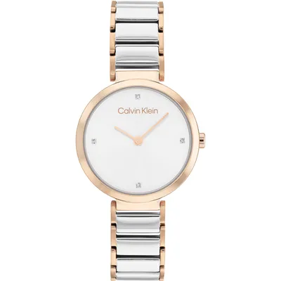 Obrázek produktu pro Jediný čas Calvin Klein postříbřená/ocelová kolekce Timeless - žena