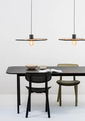 Zdjęcie produktu dla Lampa wisząca czarna/rattan ø600 COSTAS 68590-69