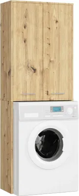 Obrázek produktu pro Koupelnová tyč 180 cm Dub Artisan s policemi pro chytré ukládání