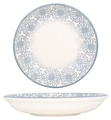 Zdjęcie produktu dla Głębokie talerze Kütahya Porselen – Casa Blue – porcelana – 21 cm (700 ml)