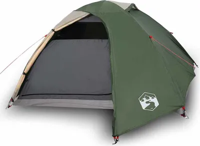 Produktbild von vidaXL Kuppel-Campingzelt 4 Personen Grün Wasserdicht