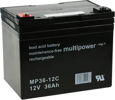 Produktbild von Powery Bleiakku (multipower) MP36-12C zyklenfest