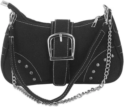 Image de Sac en toile pour femme, offrant un grand espace de rangement et doté d'un fermoir à chaîne
