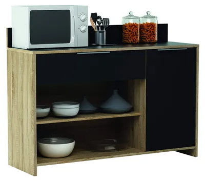 Produktbild von Demeyere Simply D315 Küchenbuffet 1 Tür 1 Schubkasten 2 Nischen Mike, Sonoma Eic
