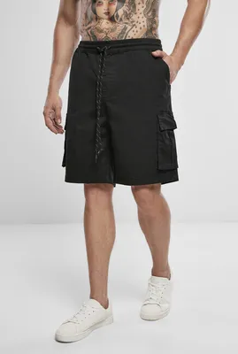 Immagine prodotto di Pantaloncini da uomo Urban Classics Drawstring Cargo Shorts color oliva - M